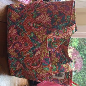Vera Bradley pleated Tote paisley in paradise